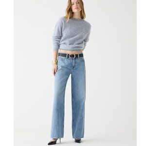 J.Crew Lower-rise wide-leg jean in Sydney wash size 28